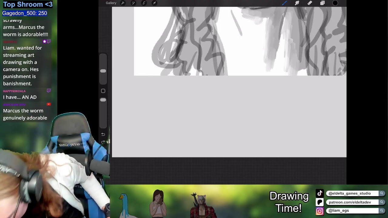 This Is A Totally Normal Art Stream