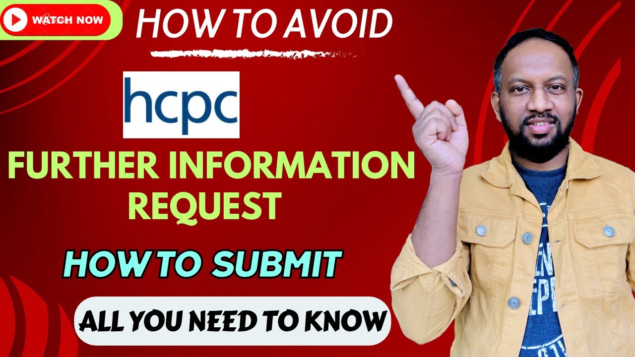 How to Submit HCPC Further Information Request | How To Avoid HCPC Further Information Request