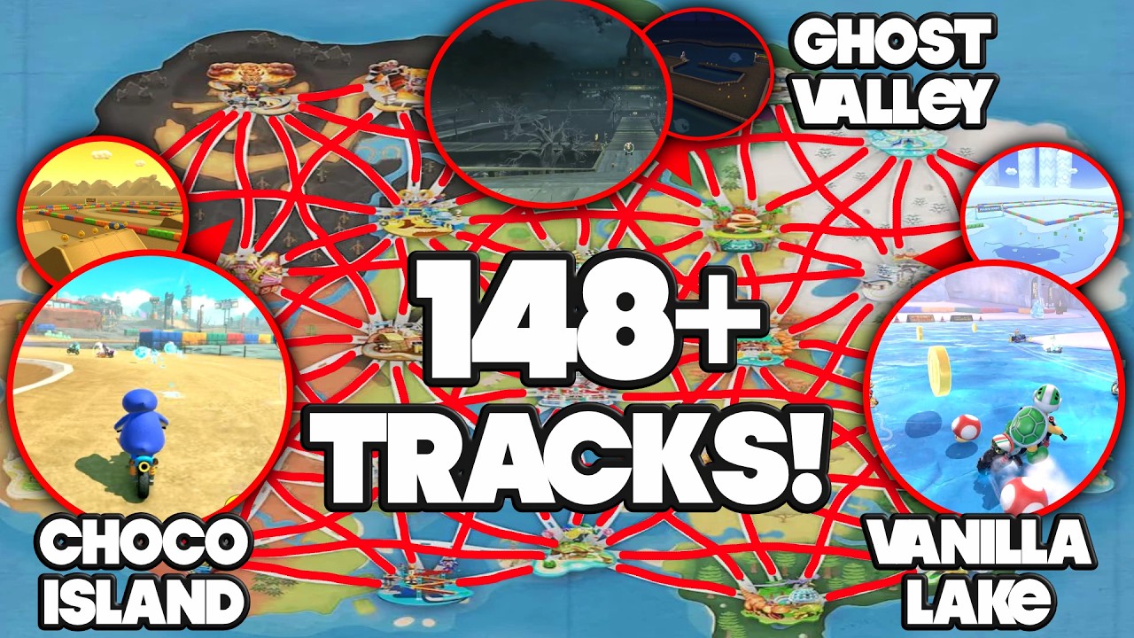 Mario Kart World Has WAY More Than 30 Tracks!