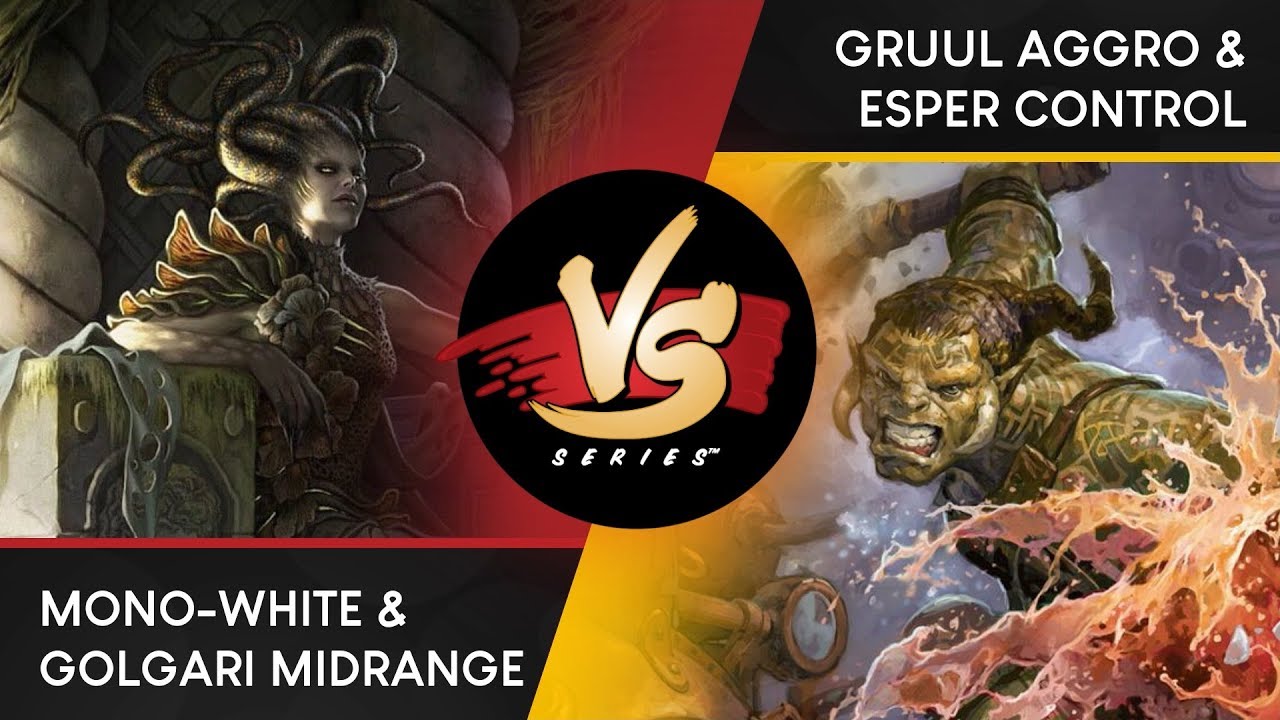 VS Live! | Mono-White & Golgari Midrange VS Gruul Aggro & Esper Control | Duo Standard | Match 2
