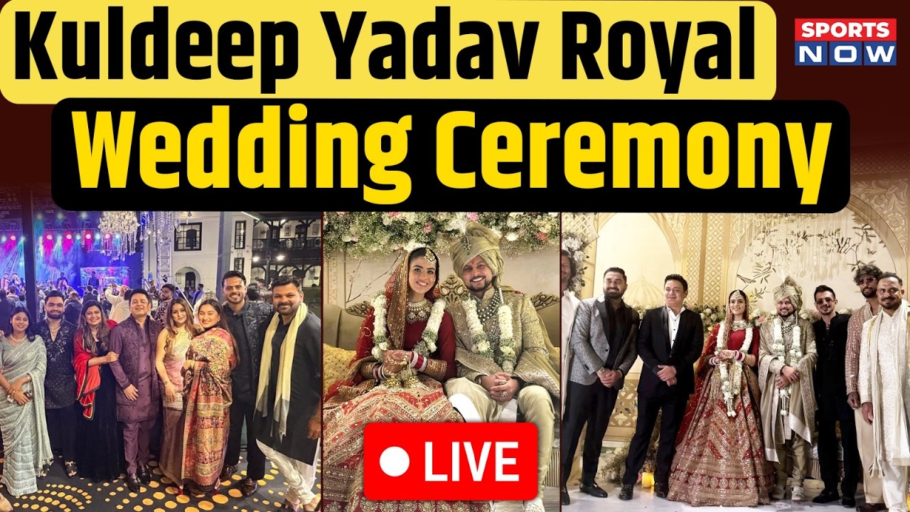 🔴LIVE: Kuldeep Yadav Royal Wedding Ceremony | सामने आई शादी की तस्वीरें | Chahal | Tilak | Nitish