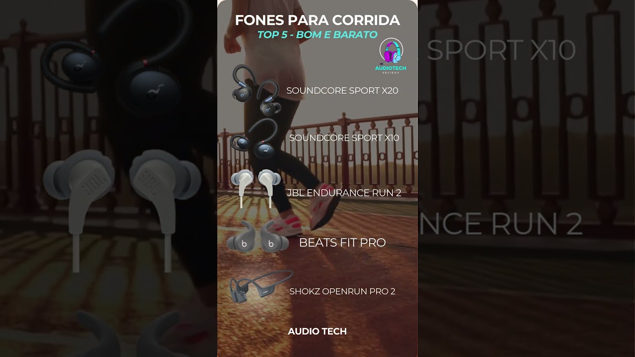 Fone de Ouvido Para Corrida Bom e Barato - Top 5 Custo-Benef&iacute;cio