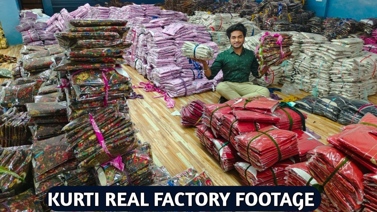 Kurti Real Manufacturing Process/ Kurti Factory/ kurti Warehouse