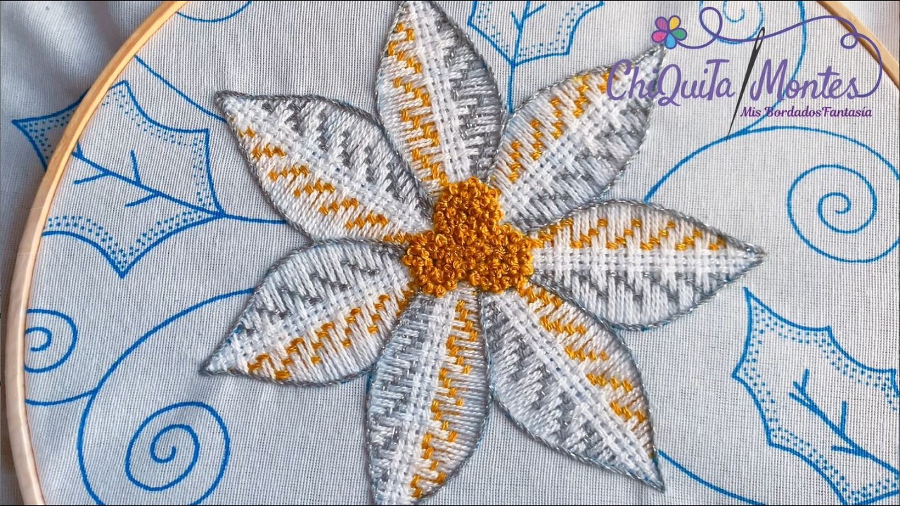 Nochebuena 8 #bordado #embroidery #tutorial