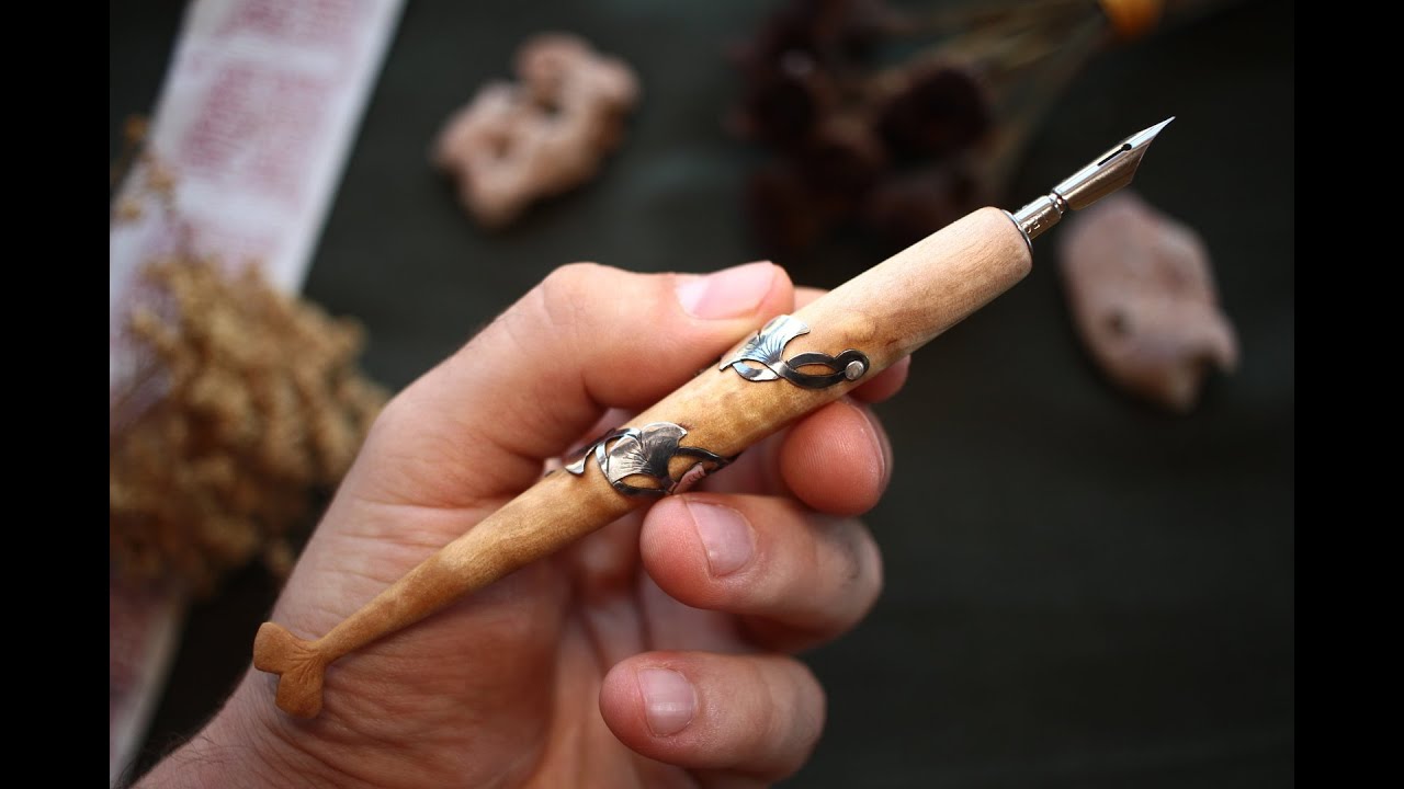 The Complete Process of Making Our Dip Pens - The GINGKO LEAF Dip Pen