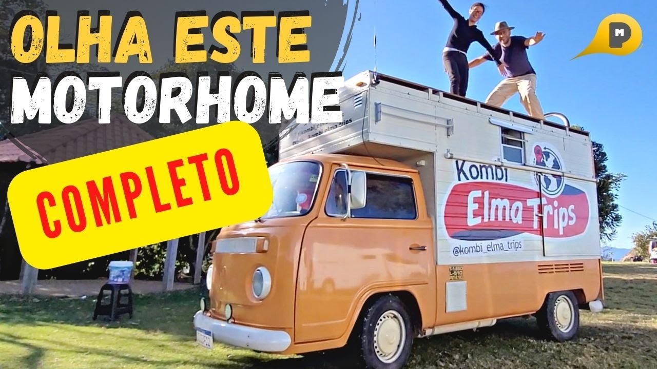 Conheça uma Kombihome Elma Chips que parece um mini Apartamento!!!
