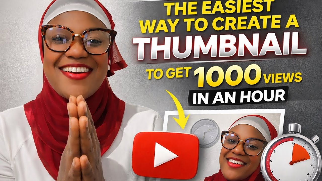 The easiest way to create a thumbnail for your You Tube channel 