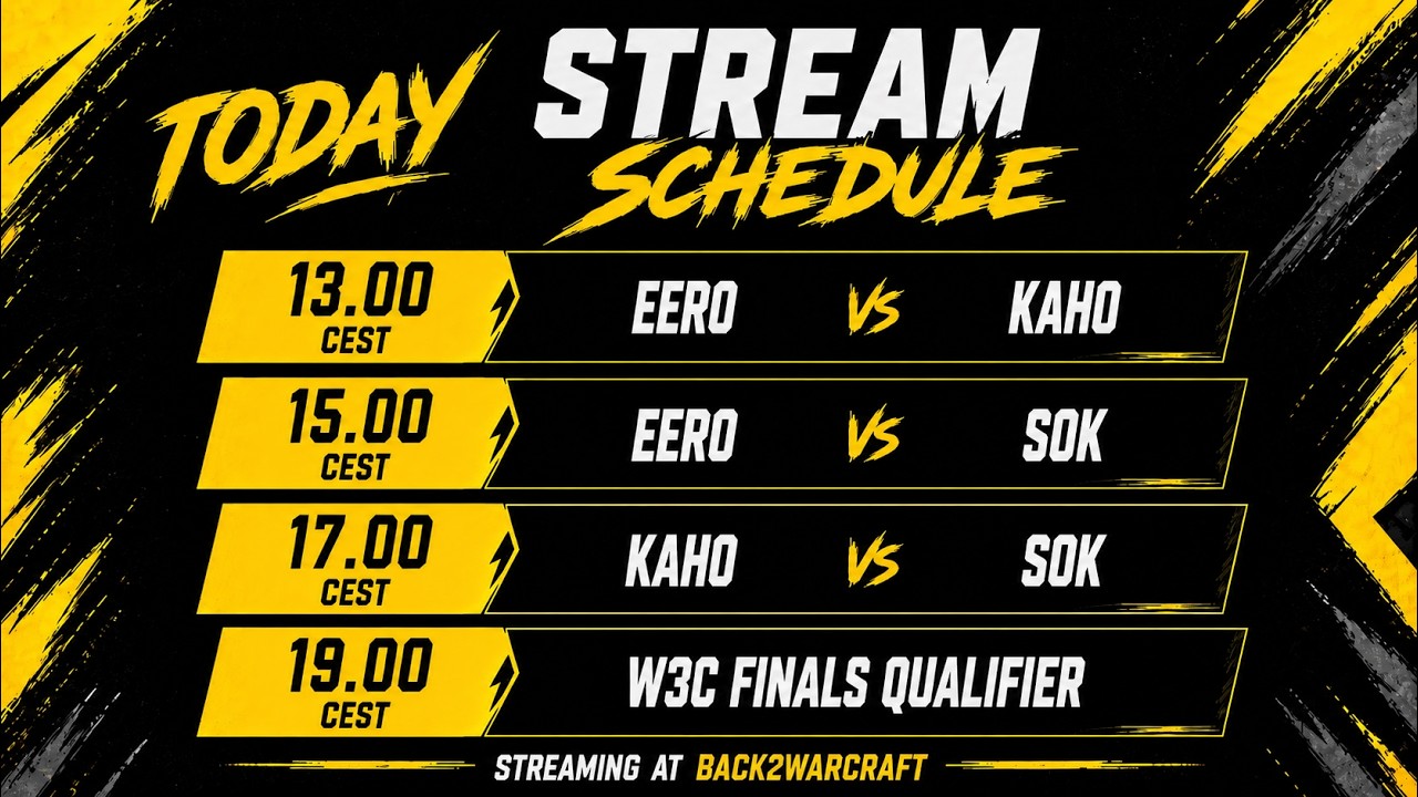 Championship Sunday ⚔️  eer0 - Kaho - Sok 🏆GGC5 into W3C Finals Qualifier  !W3CFinals