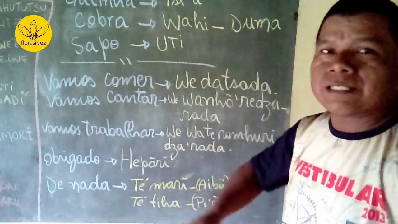 Aula do idioma Xavante