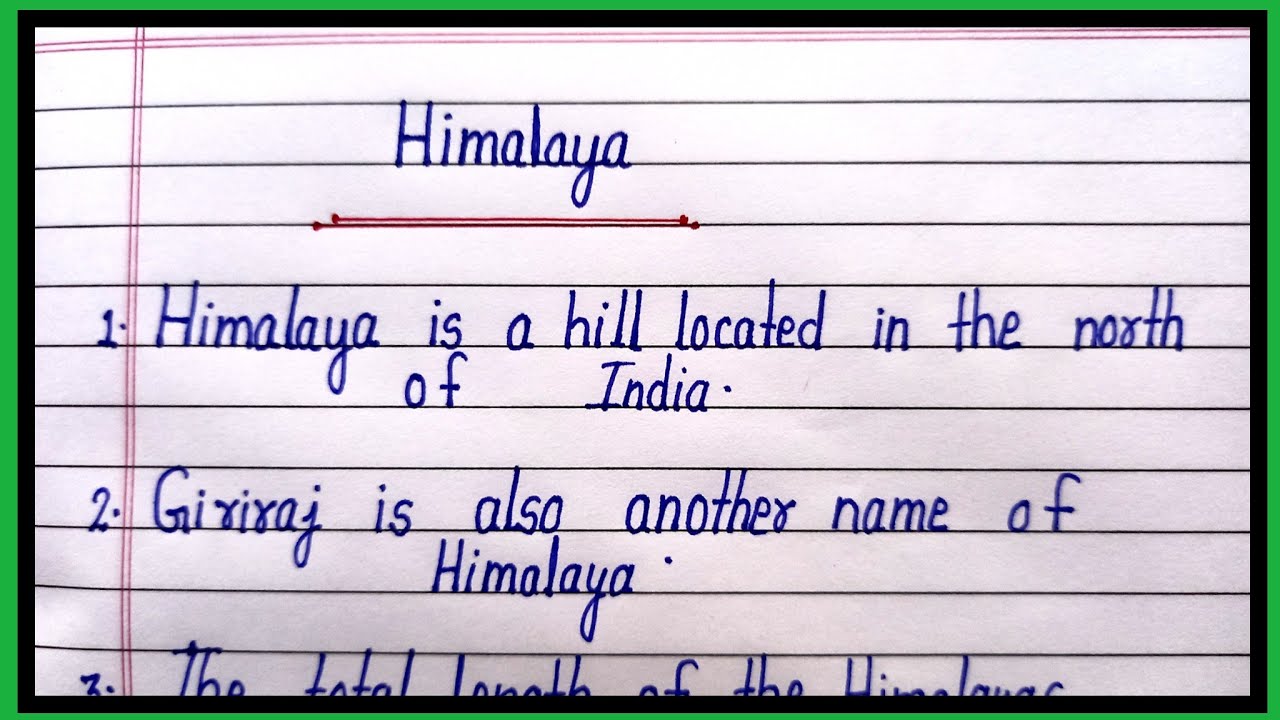 essay on himalaya in english/10 lines on himalaya in english/himalaya par nibandh