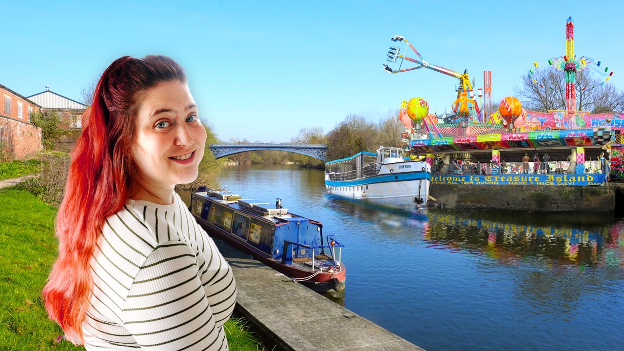 Exploring a seaside town on the canals | Narrowboat life on the River Severn - 286