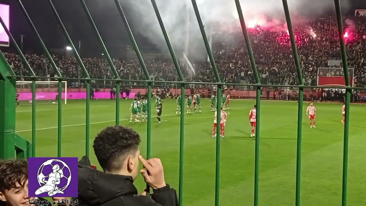 النادي الرياضي المكناسي ينتصر على فريق الرجاء البيضاوي ❤️ ليلة أسطورية 🪄