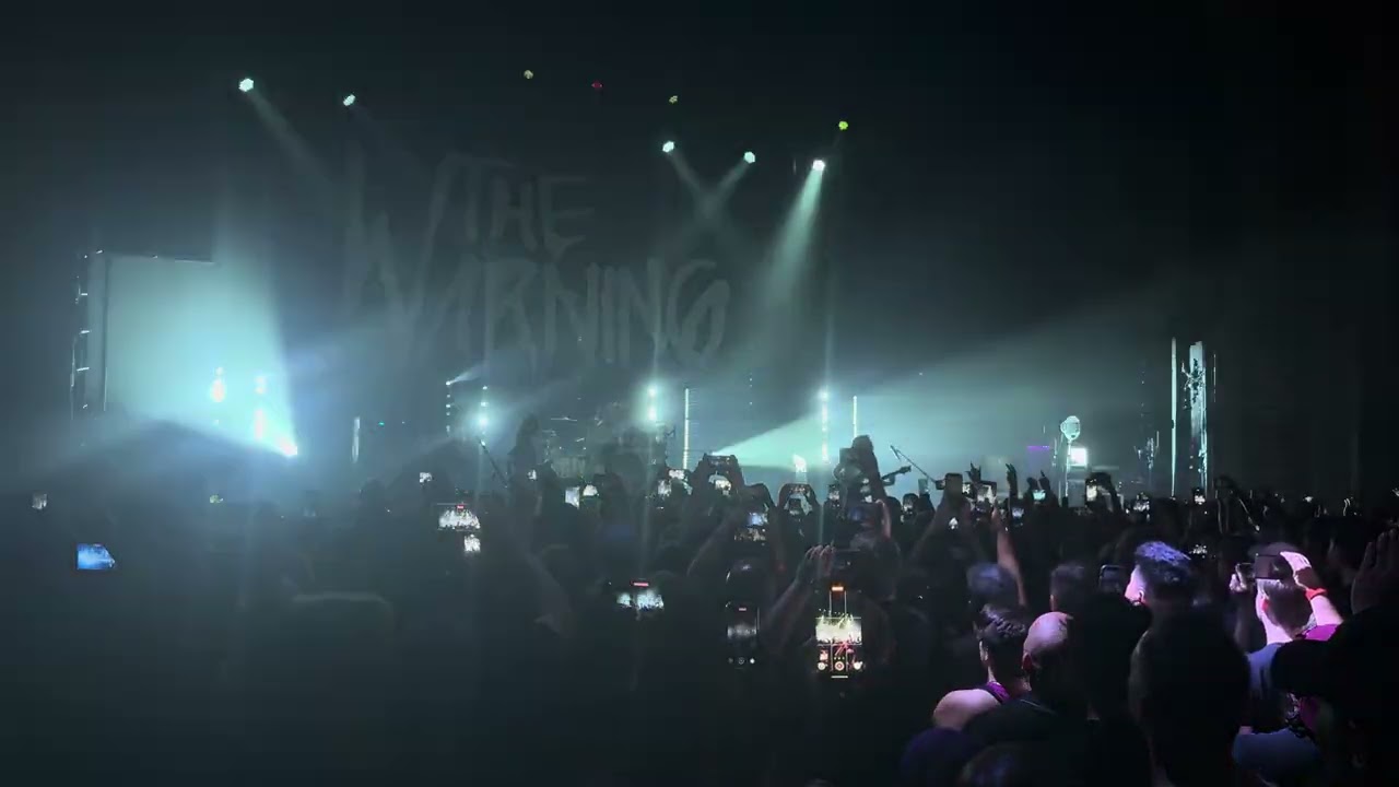 The warning-intro/six feet deep live Chicago 7/22/25 keep me fed 2025 tour. Riviera theatre, Chicago