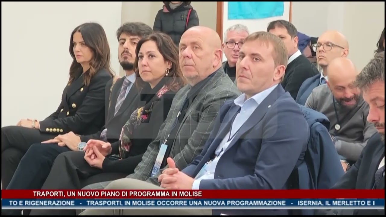 Trasporti, un nuovo piano di programma in Molise TG NEWS MOLISE DEL 22.02.26 - TRSP -