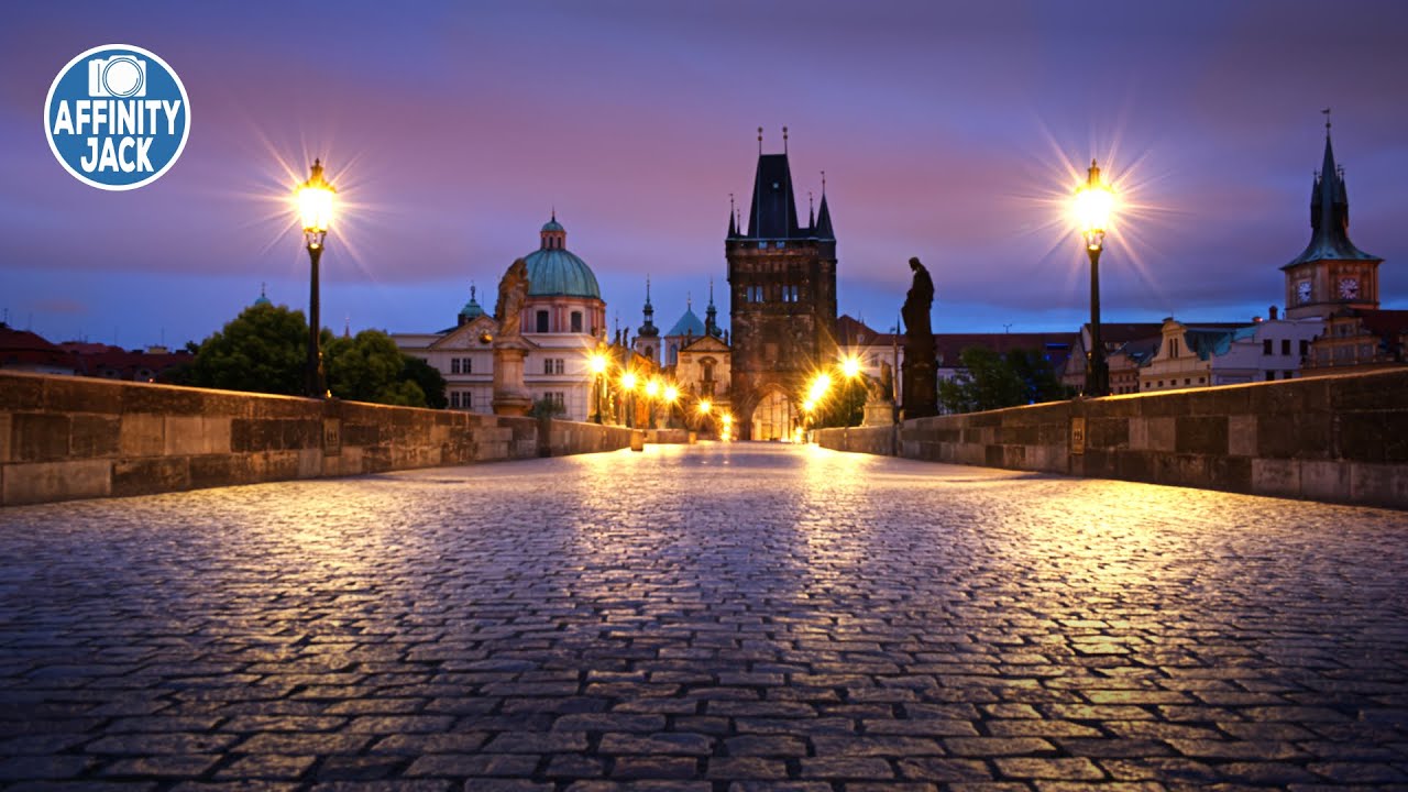 Affinity Photo - Composition & Morgenstimmung in Prag