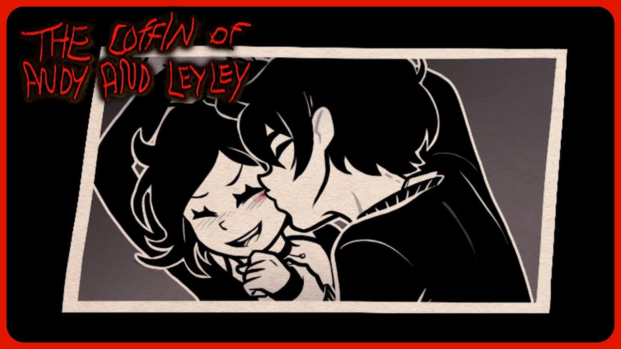 Andrew kisses / bites Ashley on the cheek - Coffin of Andy and Leyley: Chapter 3 Decay