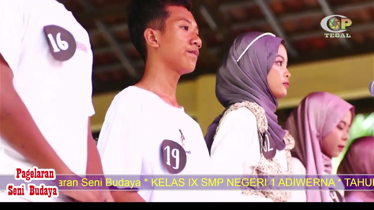 PAGELARAN SENI BUDAYA SMP N 1 ADIWERNA TAHUN 2024 KELAS 9E