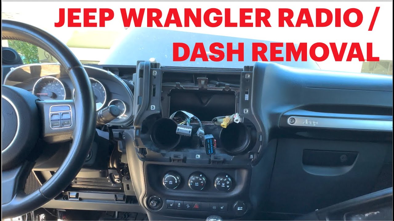 Как снять магнитолу в Jeep Wrangler JKU (2011–2018) | Простое пошаговое руководство по снятию маг...