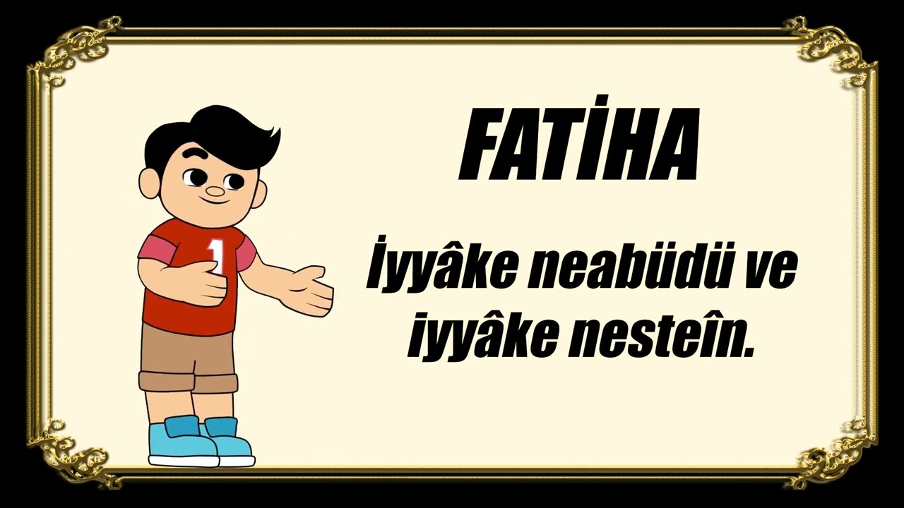 Çocuklar için Fatiha Suresi (7 Tekrar)
