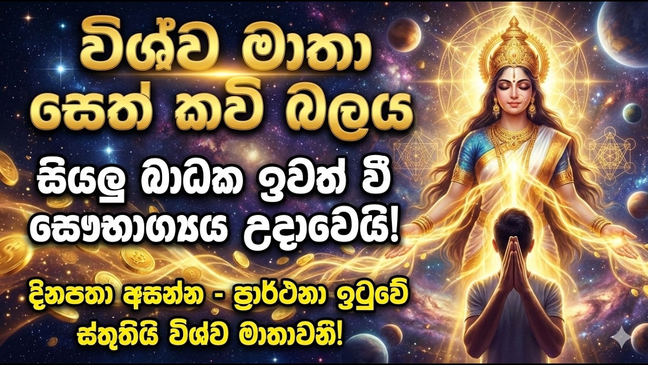 Vishwa Mathawa - ධනය වාසනාව උදා කරන විශ්ව මාතා සෙත්කවි - Seth Shanthiya