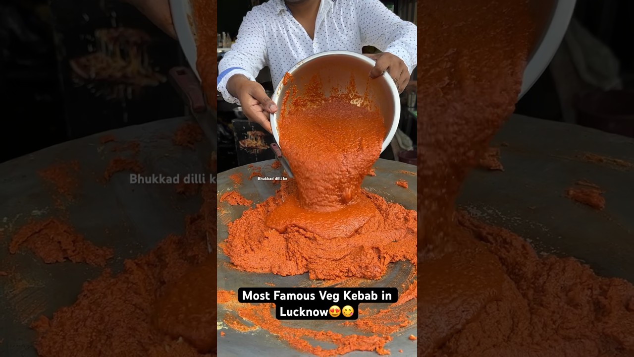 Most Famous Veg Kebab in Lucknow😍😋|| Indian Street Food