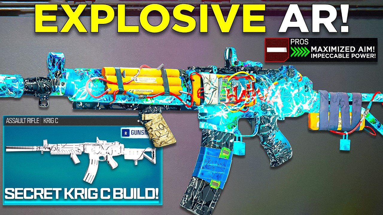 new MEGA KRIG C is a SLAYER in BO6 SEASON 4! 😈 (Best Krig C Class Setup Loadout Meta Black Ops 6)