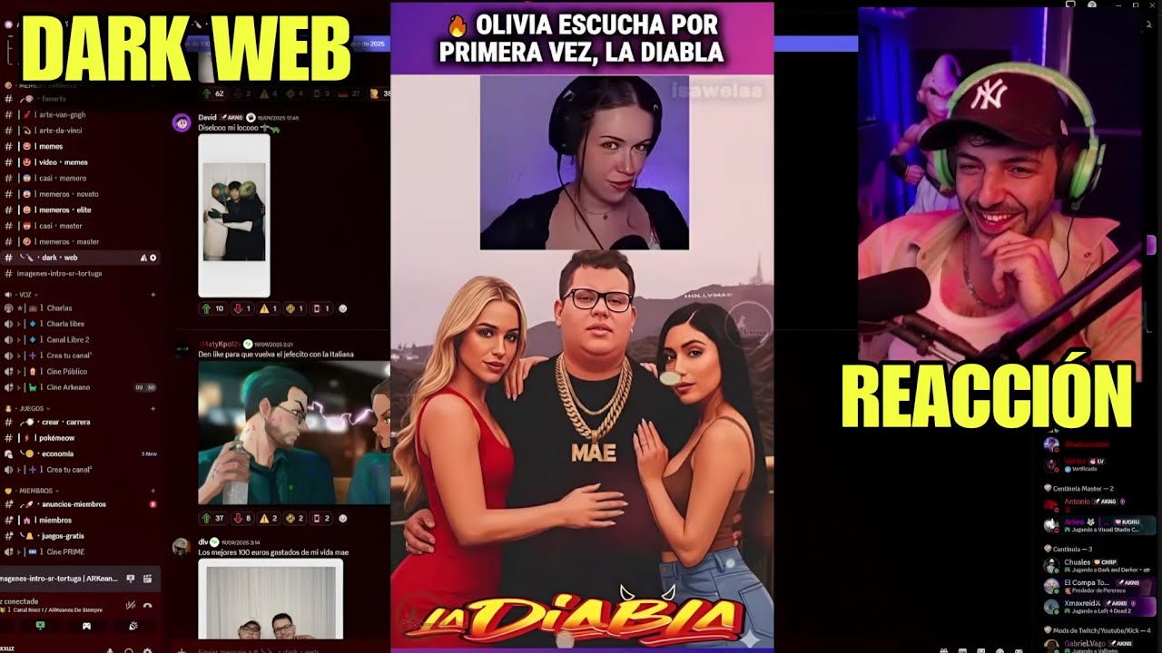 NEXXUZ Y LOS ARKEANOS REACCIONAN AL DISCORD CATEGORIA - DARK WEB 😨