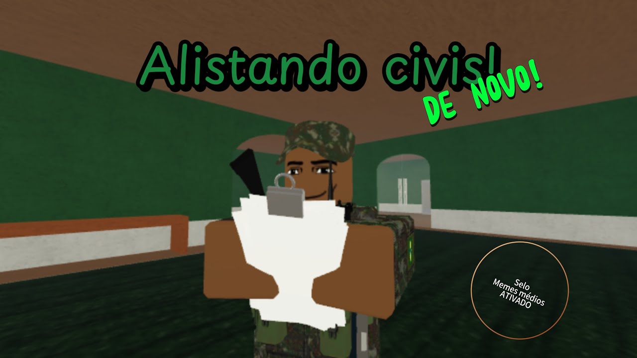 Alistando civis!🙏🏾[Eb do yxitamarks]#roblox #brasil #memes #eb #memes #exercitobrasileiro #games