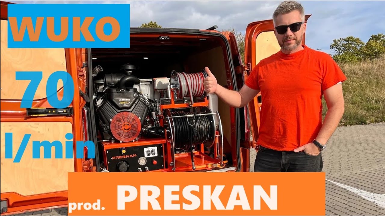 PRESKAN nowe WUKO = 180bar | 70 l/min