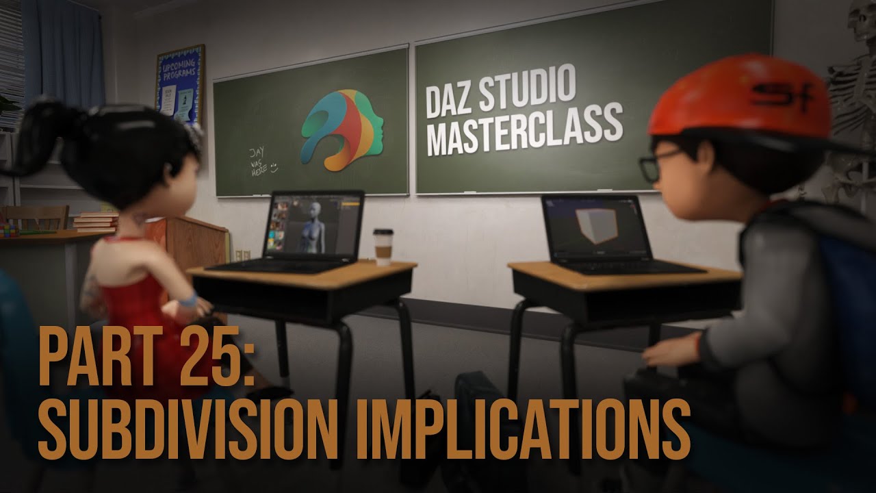 The Genesis Figure and Subdivision Implications - Daz Masterclass #25