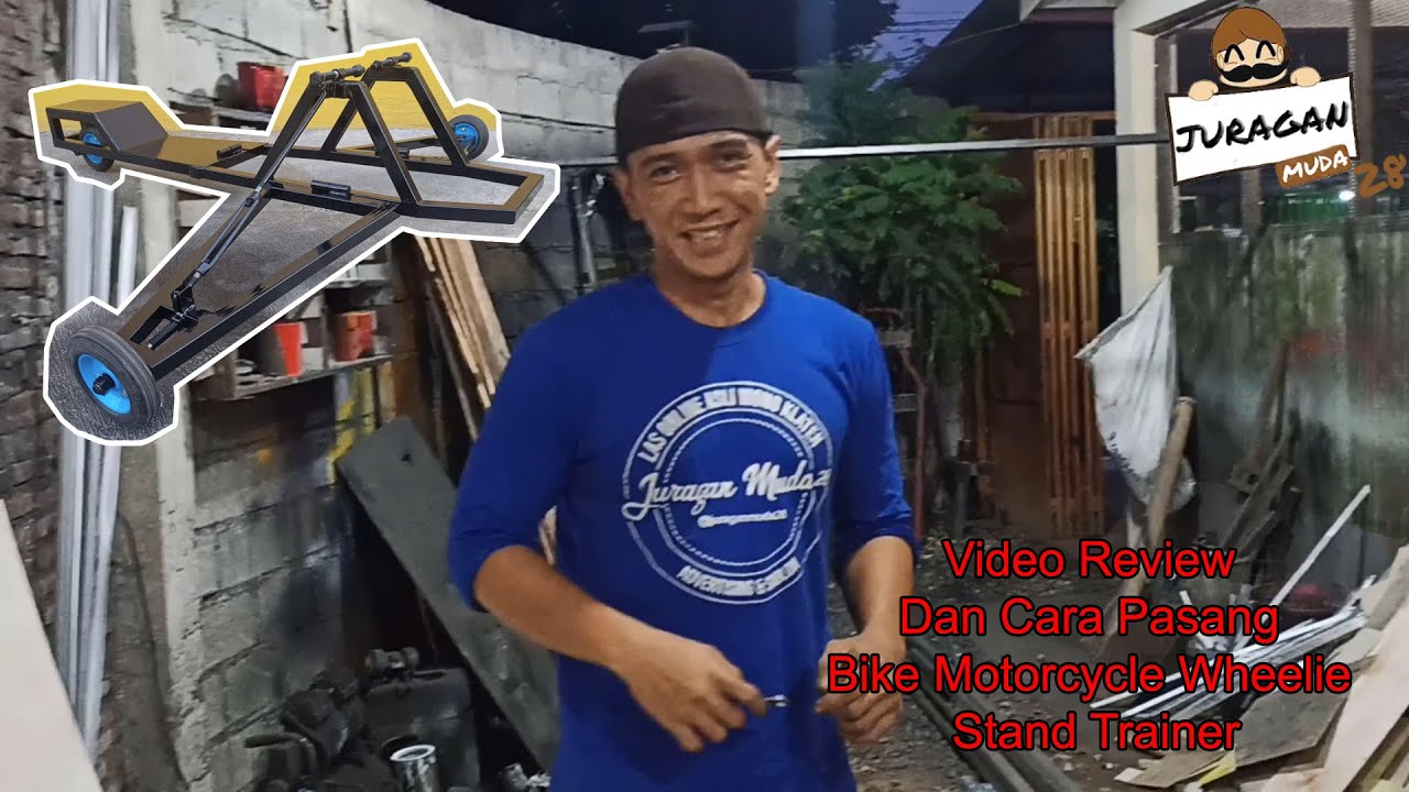Video Review Dan Cara Pasang Bike Motorcycle Wheelie Stand Trainer
