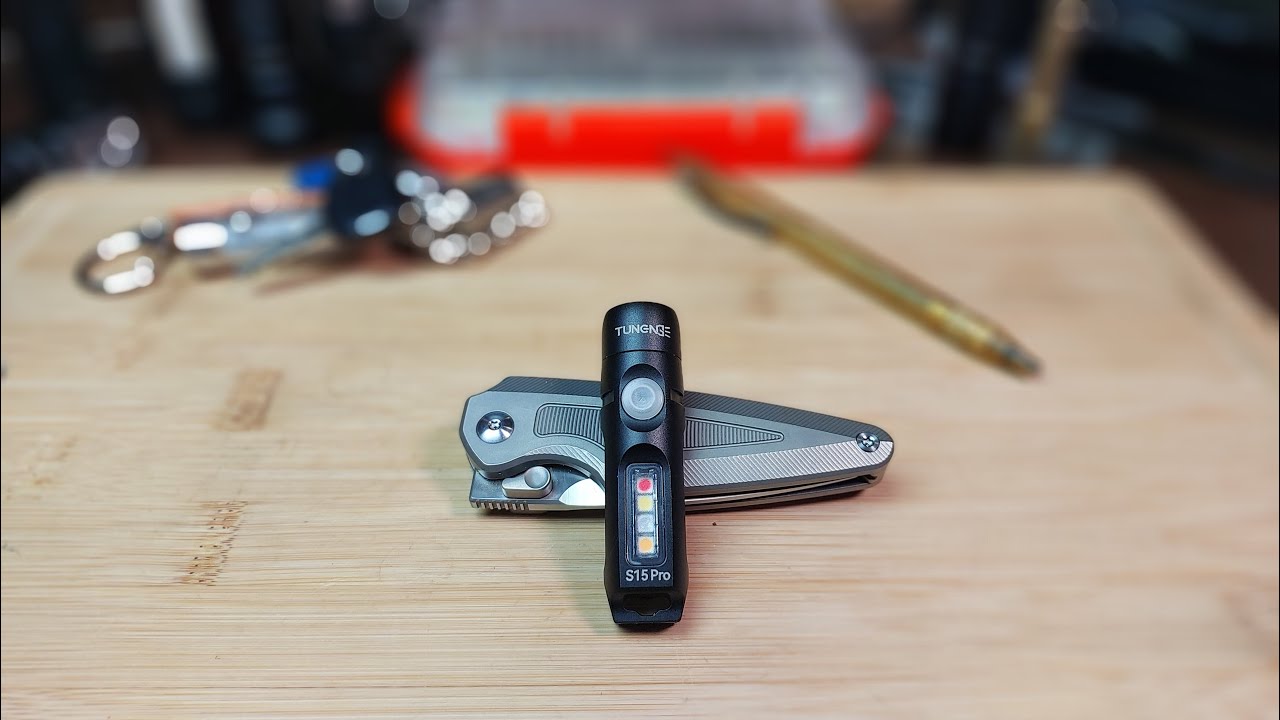 TUNENGE S15 Pro keychain flashlight is another best under 20$ along with their S12 Pro (AL vs PC).