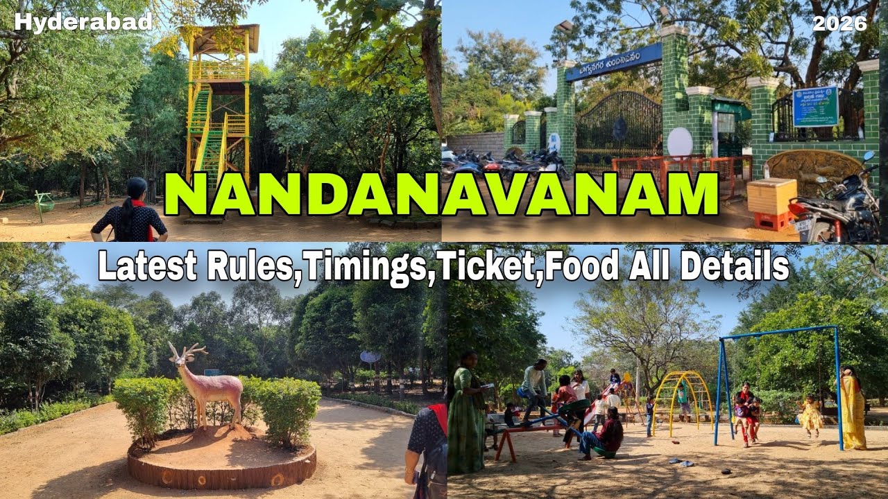 Bhagyanagar Nandanavanam Park Hyderabad || Latest Rules,Timings,Ticket,Food All Details || Narapally
