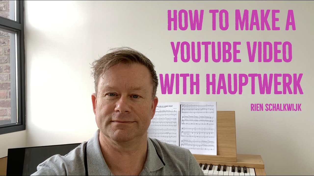 HOW TO MAKE A YOUTUBE VIDEO WITH HAUPTWERK