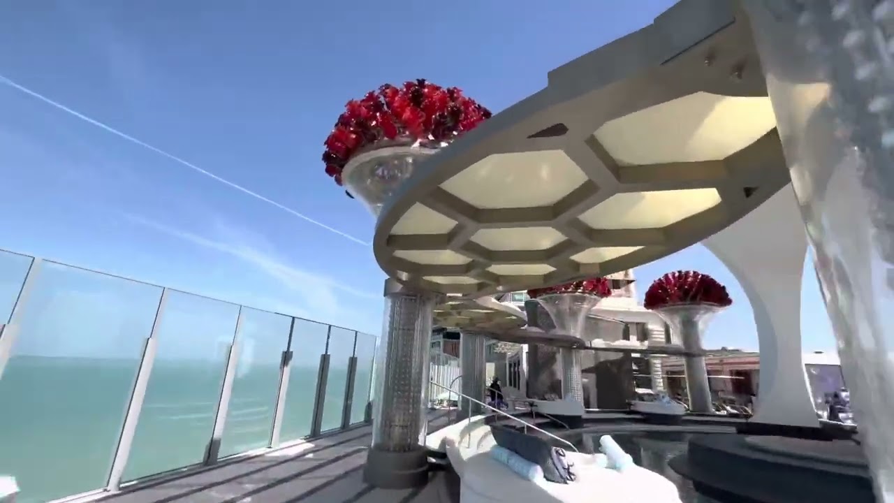 #Дубай #Пальма Atlantis The Royal | Cloud 22 | Бассейн на высоте 96 метров с панорамным видом Пальмы