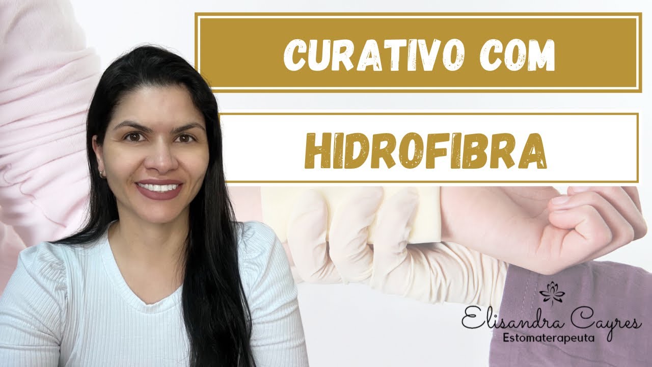 CURATIVO COM HIDROFIBRA - ESTOMATERAPIA