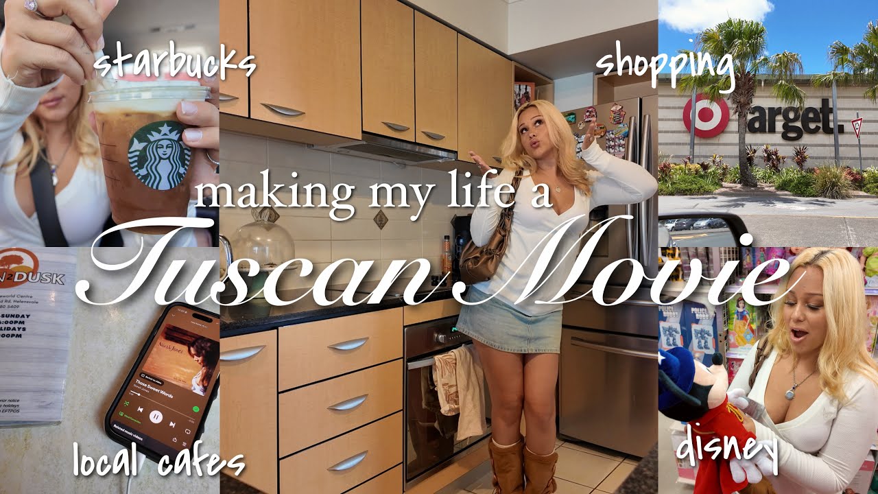 Tuscan Home life: Early 2000s movie vibes, disney channel, starbucks, shopping & mermaid swims ✌🏽