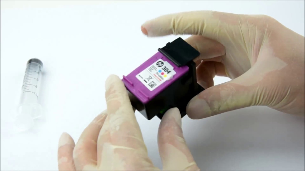 Как заправлять HP 304 картриджи