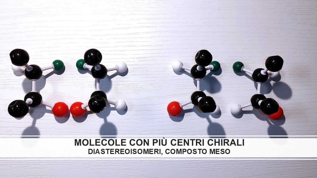 Molecole con più centri chirali - diastereoisomeri, composto meso