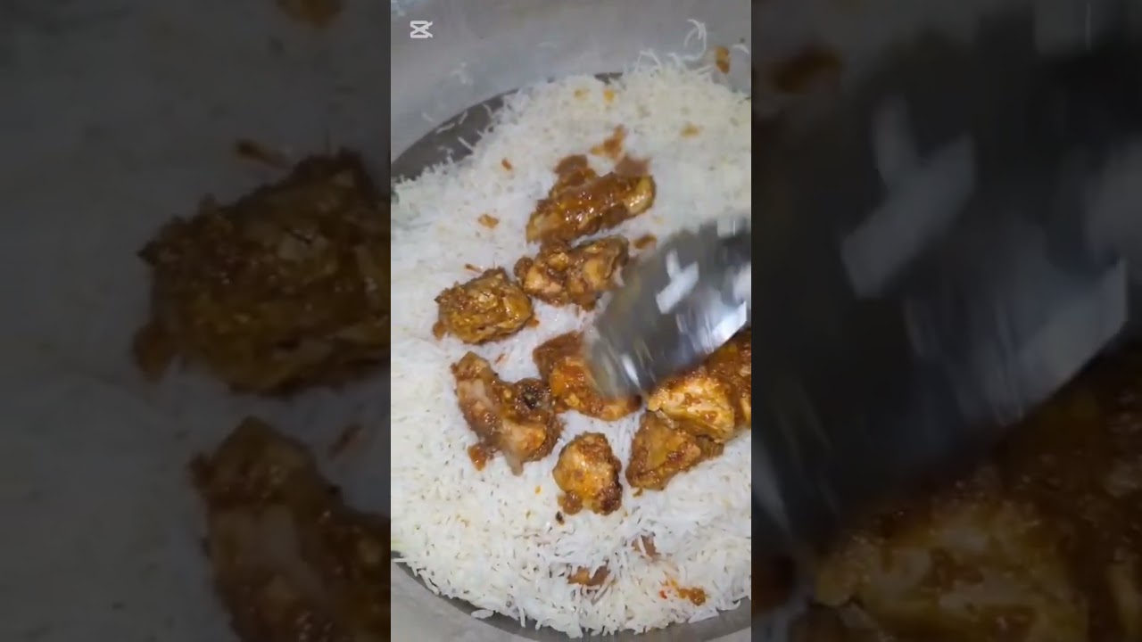 Delicious chicken biryani in restaurant style 😋 