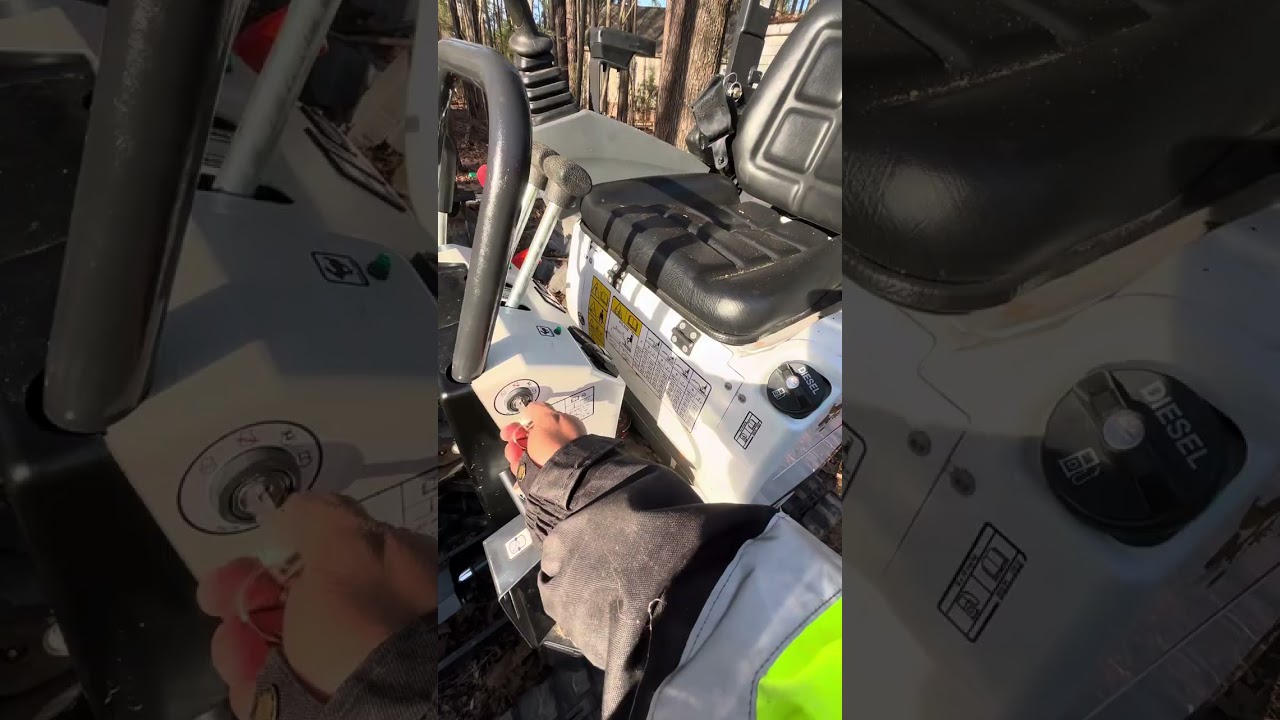 Bobcat E10 Mini Excavator Cold Start! 1 Ton Mini Excavator Review!