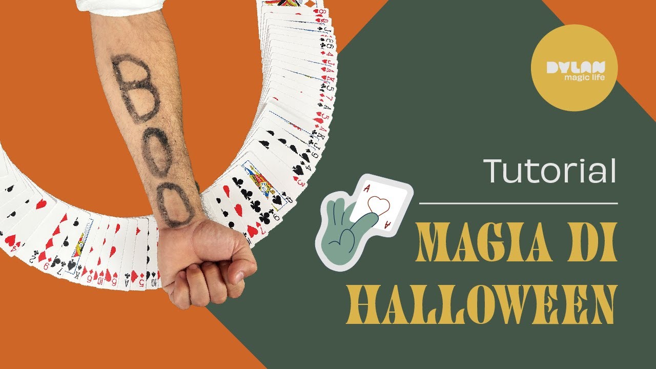 Magia di Halloween: la carta che appare sulla pelle