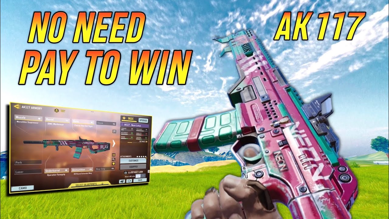 FAST ADS + NO RECOIL + LONG RANGE AK117 BEST GUNSMITH in SEASON 10 | best setup | COD MOBILE
