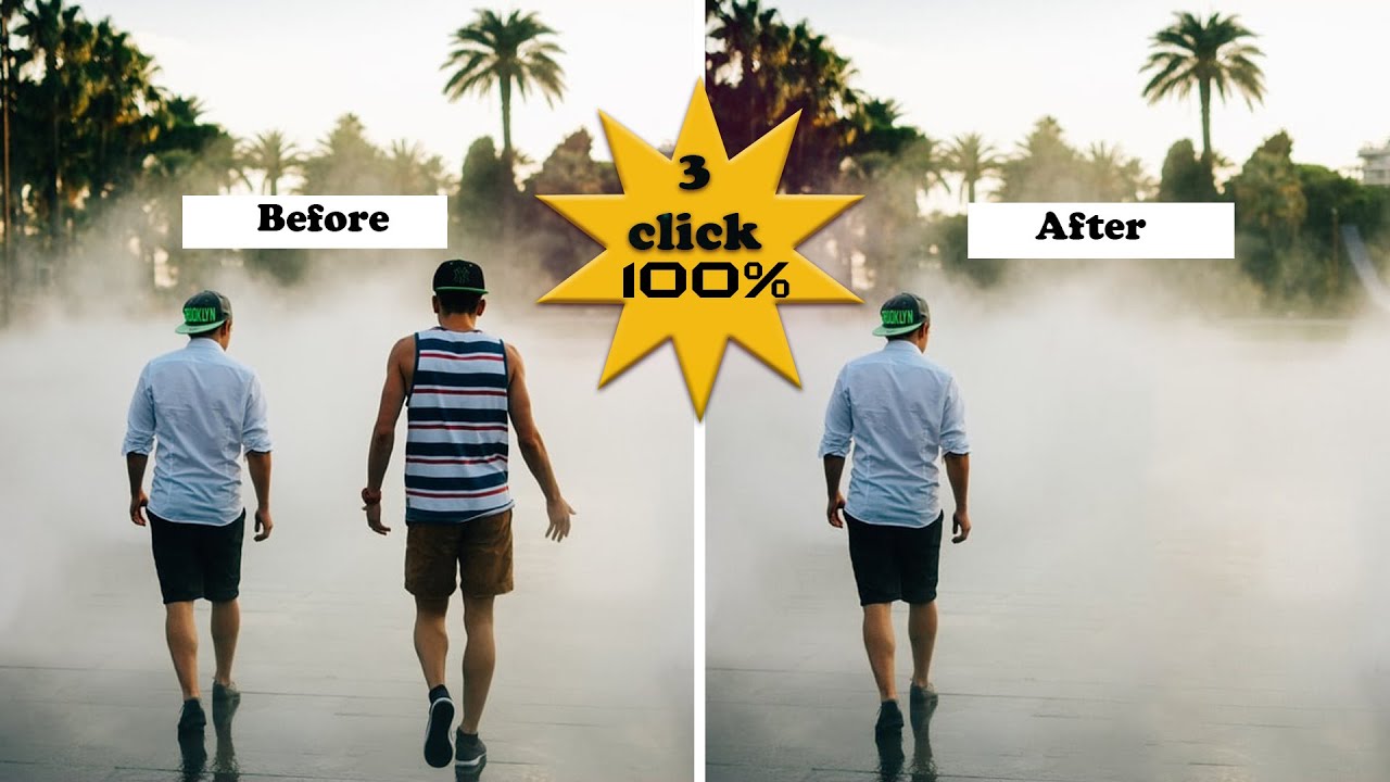 Photoshop: How To Quickly Remove Any Unwanted People/Objects #pstutorial #photoshop #remove things