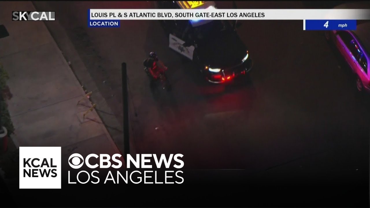 Minibike rider leads police pursuit through Los Angeles County