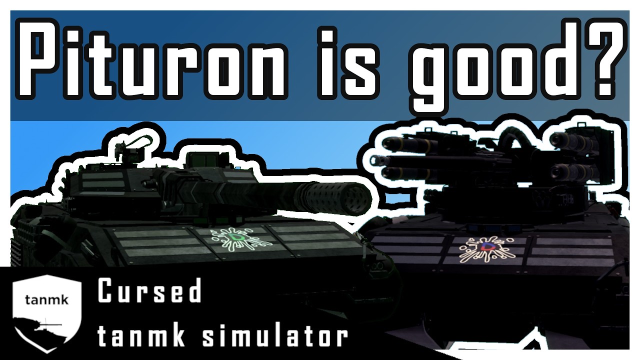 Pituron is good medium or Light tank and Missile tank, old tank medium | Cursed tanmk simulator