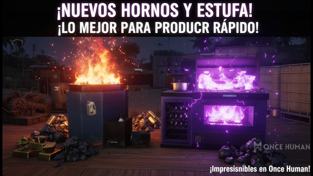&iexcl;Los MEJORES Hornos y Estufas de Once Human!  C&oacute;mo conseguirlos R&Aacute;PIDO