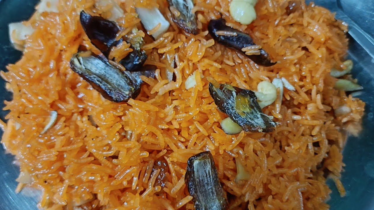 Basant Panchami Special Jerda Rice #  Basanti Sweet Rice ll