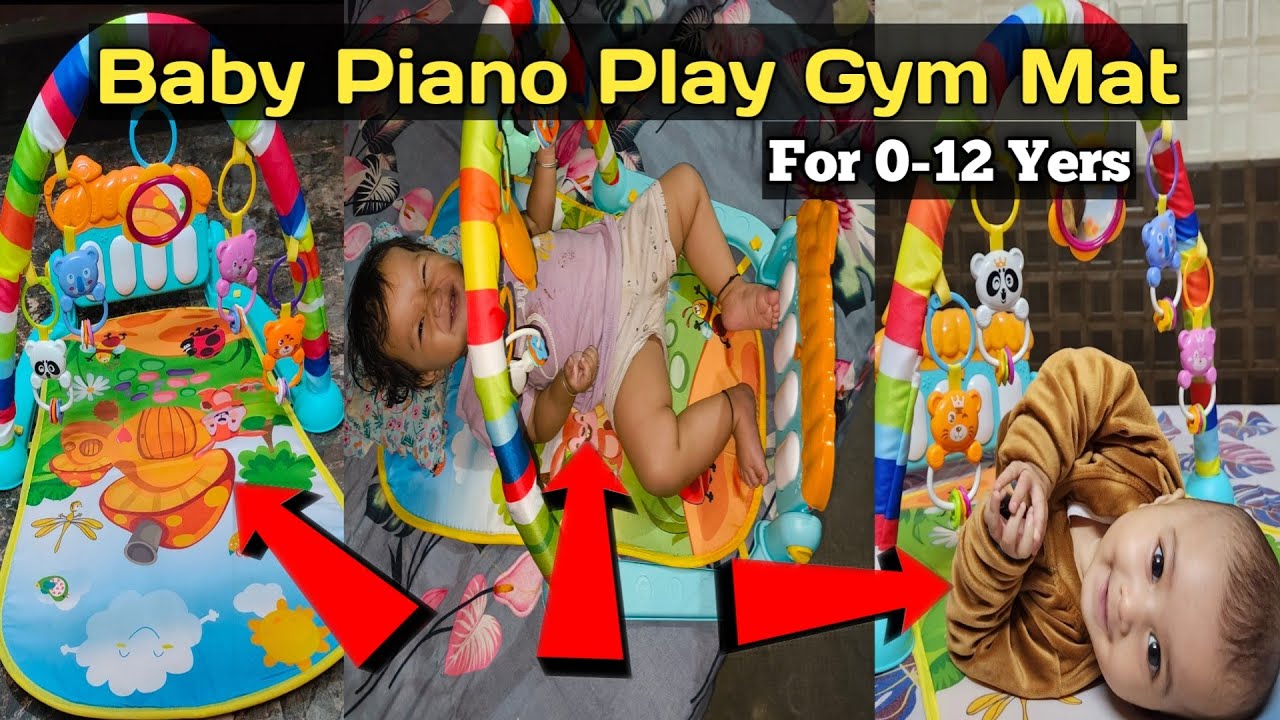 Baby Piano Play Gym Mat Review | Best Play Mat with Lights & Music Under ₹500 | Baby Toy Review 2025