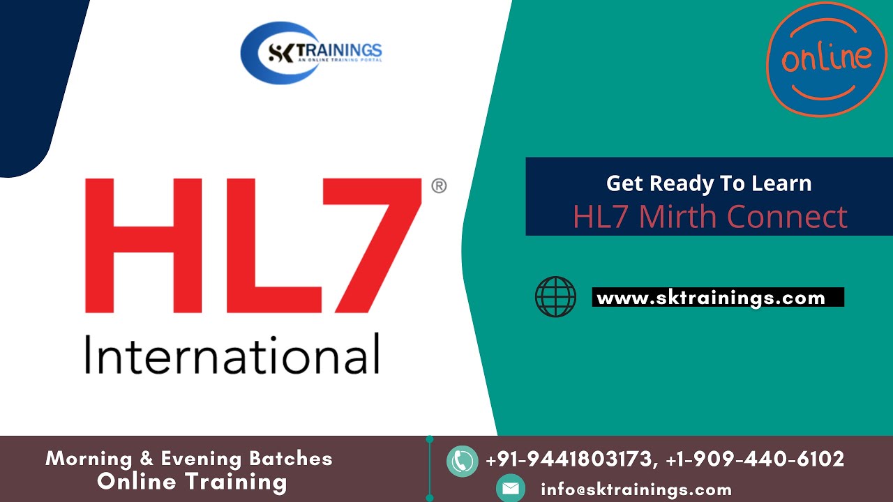HL7 Mirth Connect Online Training | HL7 Mirth Connect Training Demo Session
